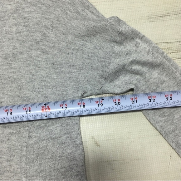 Revolve LA Made Sweater Cardigan Gray Pockets Button Small - Picture 9 of 13